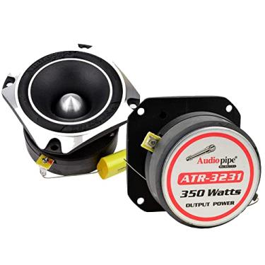 Imagem de Audiopipe 1 par de tweeter de 350 Watts 2,5 cm cromado super titânio para carro resistente
