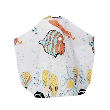 Imagem de shamjina Capa de barbeiro infantil, capa para corte de cabelo, durável, capa de barbeiro, decote ajustável, profissional para cabeleireiro, estilo c
