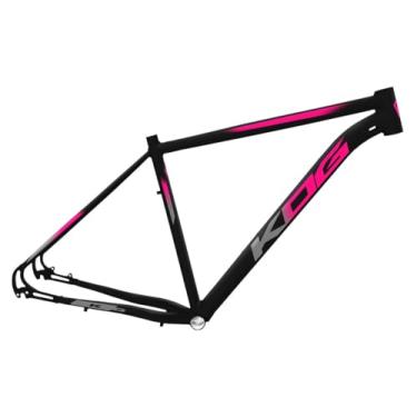 Imagem de Quadro Aluminio Bicicleta aro 29 KOG MTB Alumínio 6061 Cabo Interno,Preto Rosa Cinza,15