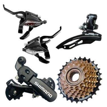 Imagem de Kit Cambio Shimano Tourney Alav Cambio D + T + Roda Livre