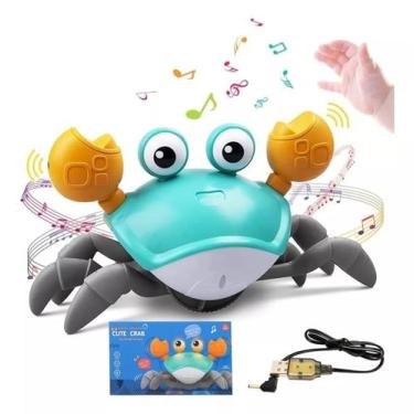 Imagem de Brinquedo Caranguejo Fujão Música Luz Sensor Recarregável - Compre Já 