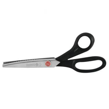 Imagem de Tesoura de Picotar zig zag com Cabo Plástico  Mundial, Inox, Picotar