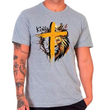 Imagem de Camiseta Gospel Evangélica Católica Masculina 01 - DESIGN CAMISETAS, M