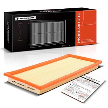 Imagem de A-Premium Filtro de ar do motor compatível com Nissan Frontier 2005-2019 e Pontiac G6 2008-2009 e Suzuki Equator 2009-2012, 2,5L 3,9L, painel flexível, número de substituição 10366901