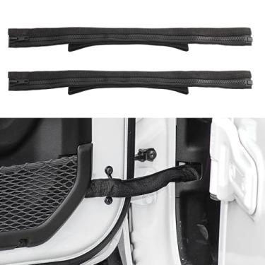 Imagem de Zekrom Correias limitadoras de porta para Jeep Wrangler JK JL 2/4 porta 2007-2018 Acessórios interiores Correias de porta resistente Correia de verificação de limite de porta forte com zíper