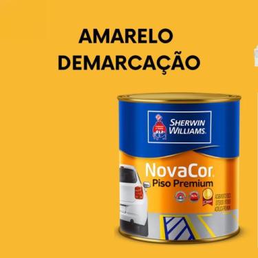 Imagem de Tinta Piso Novacor 3,6L - Sherwin Williams, Amarelo Demarcação