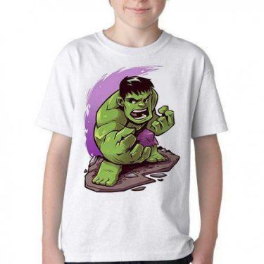 Imagem de Camiseta Infantil ou adulto Hulk Blusa Criança todos tamanhos - Empóri