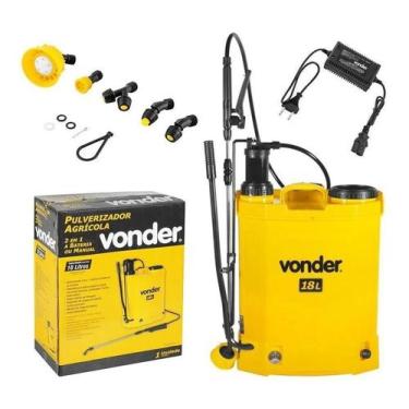 Imagem de Pulverizador Costal VONDER 18L Manual/Bateria 2 em 1