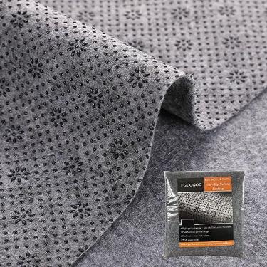 Imagem de FGCOGOD Tecido de suporte de tapete, pano de suporte antiderrapante para tufos de tapetes para fazer tufos de arma, agulha de perfuração, suprimentos de tufos de 2 mm de espessura (72 x 40 polegadas)