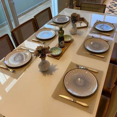 Imagem de Sousplat Jogo Americano 8 Lugares Sintético 30cmx40cm - Decore Fácil S