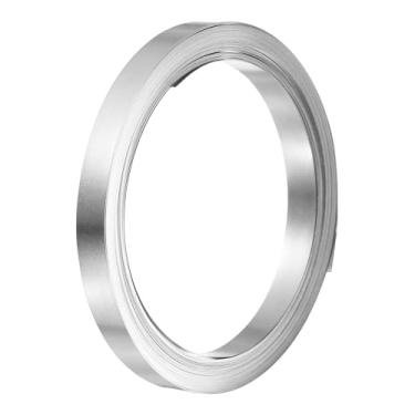 Imagem de HARFINGTON Tira de níquel puro 0,1 x 8 mm 3 m 99,6% níquel sólido tiras de níquel puro para baterias de lítio, torneira de solda de níquel para bateria de célula, soldagem a ponto e solda