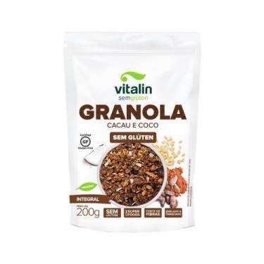 Imagem de Granola Sem Glúten Cacau e Coco 200g - Vitalin