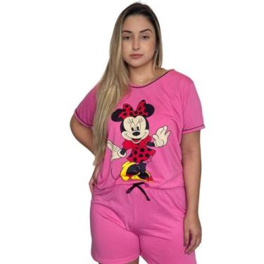 Imagem de Pijama Feminino Manga Curta Verão Conjunto baby doll Short - PIJAMAS V