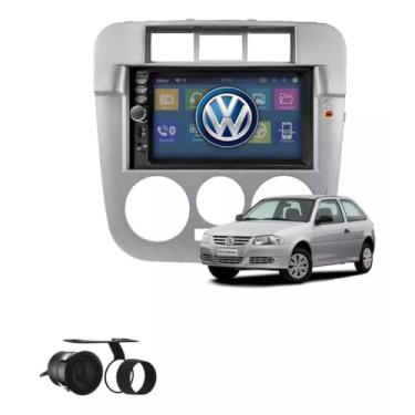 Imagem de KIT Central Multimídia Universal 2 Din 7 Mp5 Bt Espelhamento G4 Gol/Saveiro/Parati - Sem Adaptação