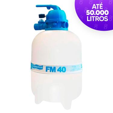 Imagem de Filtro De Areia Para Piscina Sodramar Fm-40 De 6 Vias