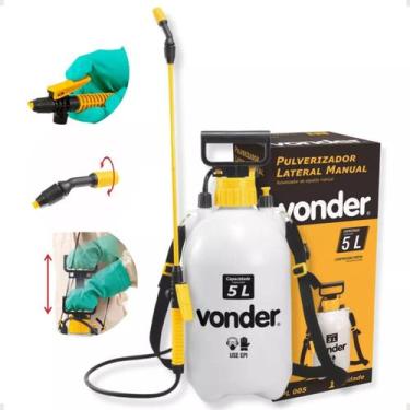 Imagem de Pulverizador Borrifador 5 Litros Com Compressão Prévia Jato Regulável 