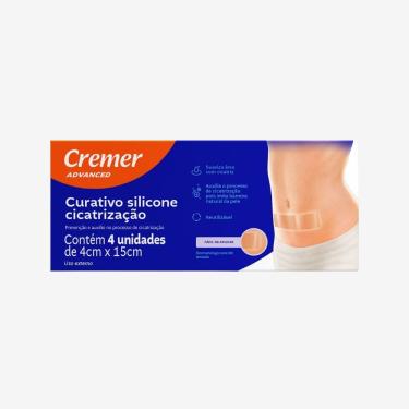 Imagem de Curativo Cremer Advanced Silicone Cicatrização 4cm x 15cm com 4 Unidades