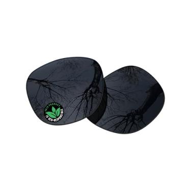 Imagem de Raydi Lentes de reposição de policarbonato para óculos de sol Ray-Ban Meta Wayfarer RW4008 53 mm - preto sólido - polarizado