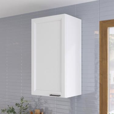 Imagem de Armário Aéreo 1 Porta 41cm Soho Cabecasa Madeiramadeira Branco-branco