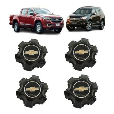 Imagem de Jogo Calota Miolo Roda S10 Trailblazer 2017 18 19 2020 Preta