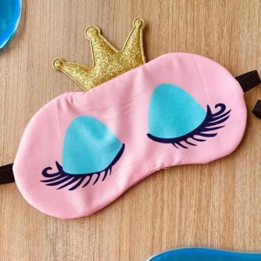 Imagem de Máscara Descanso Para Dormir Com Bolsa Gel Relaxante Tecido Confortáve