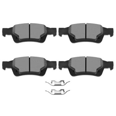Imagem de SCITOO Kits de pastilhas de freio a disco D1498-8698 Conjunto de pastilhas de freio traseiro semimetálico adequado para Dodge para Durango 2011-2018, para Jeep para Grand Cherokee 2011-2018