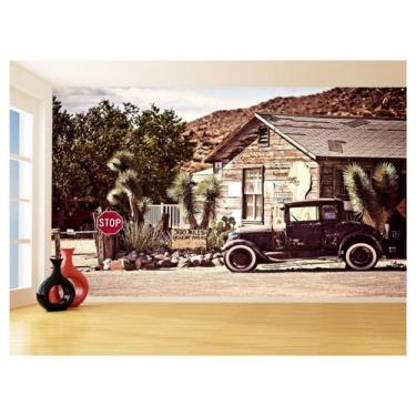 Imagem de Papel De Parede 3D Carro Antigo Clássico Vintage 3,5M Cxr33 - Você Dec
