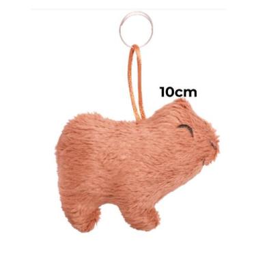 Imagem de Chaveiro Pelucia Capivara 10cm - W.u Pelucias (cleusa Do Valle