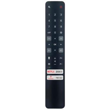 Imagem de Controle remoto de substituição de voz 06-BTZNYY-MRC901V RC901V FMRC para Smart TV TCL QLED 4K UHD 65H71 43P615 55C728 65C728 75C728 43P615 65P725 55P725 50P725 50P725 5 43 unidades 725 50P615 55C725