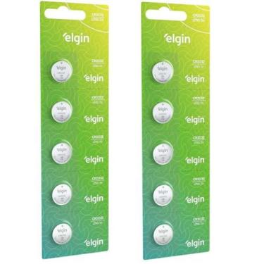 Imagem de Bateria de Litio Elgin CR2032 Kit c/ 2 cartelas  --  82193