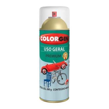 Imagem de Spray Verniz Metálico Colorgin Uso Geral 400ml - Secagem Rápida - Alta