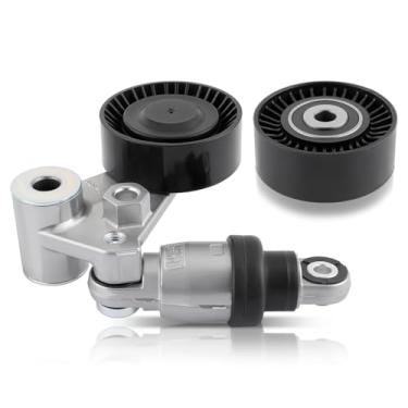 Imagem de Carbhub Tensor de correia de transmissão 252813C100 com kit de polia ociosa compatível com Hyundai Azera Entourage Palisade Santa Fe Sonata Veracruz para Kia Amanti Borrego Cadenza K900 Sedona Sorento