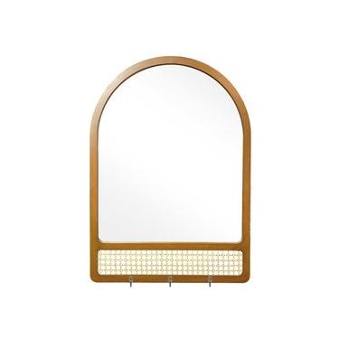 Imagem de Espelho Decorativo Capela Hall Freijó 50x70cm