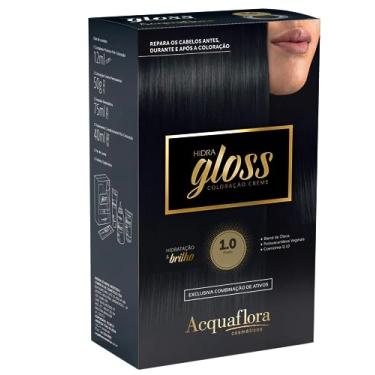 Imagem de Acquaflora 1.0 Preto Kit Coloracao Hidra Gloss