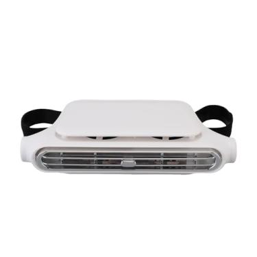 Imagem de Diydeg Ventilador de Resfriamento de Traseiro Montado No Carro, 3 Velocidades de fã de Carro Portátil para o Banco do Motorista e do Passageiro para SUV, van, Trailer, Caminhão (Branco)