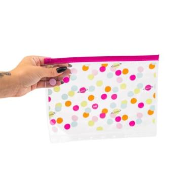 Imagem de Necessaire Ziplock Para Caderno de Discos - Oi, Mundo!