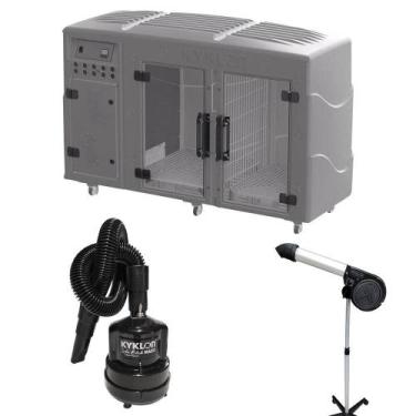 Imagem de Kit Pet Shop Máquina de Secar + Secador 5000 e Soprador Maxx Kyklon Bl