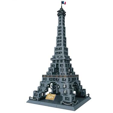 Imagem de WANGE Torre Eiffel. Modelo de arquitetura para montar com blocos de construção