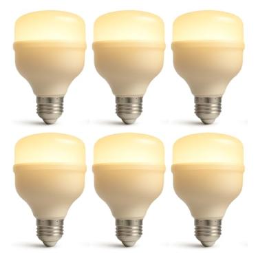 Imagem de Lâmpada Led Bulbo 50w 3000k Branco Quente Bivolt 127v e 220v Luz Amarela para Ambientes Aconchegantes E27 Econômica (6)