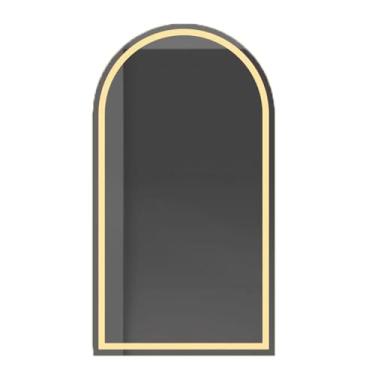 Imagem de WHL Alexanders Espelhos arqueados de parede espelho moderno HD Vanity espelho de banheiro luminoso adequado para sala de estar quarto banheiro espelhos montados na parede