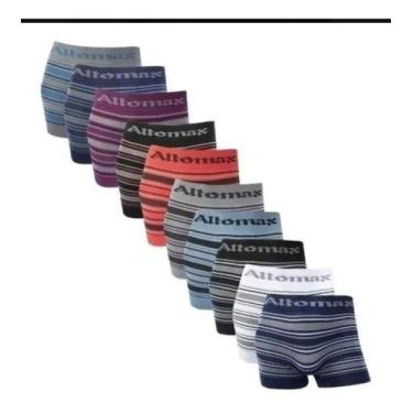 Imagem de Kit 5 Cuecas Boxer Microfibra Box Adulto - ALTOMAX, G