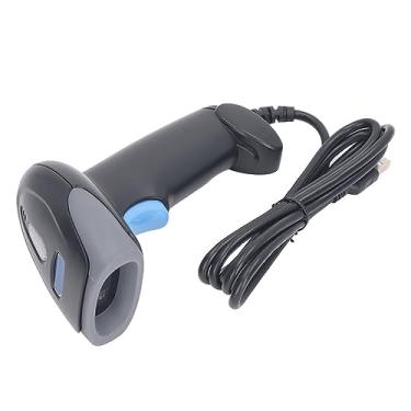 Imagem de Scanner de código de barras Sensor automático 1D 2D Leitor de código de barras IP54 Scanner de código QR à prova de choque para supermercado Biblioteca de armazém