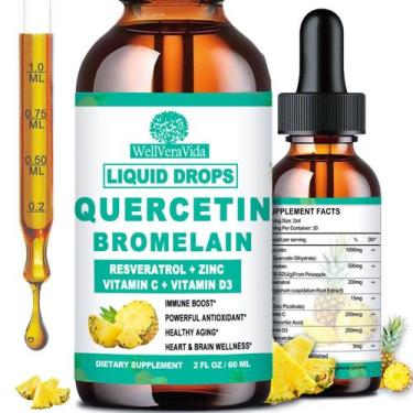 Imagem de Suplemento WellVeraVida Quercetina 1000 mg com Bromelaína 500 mg
