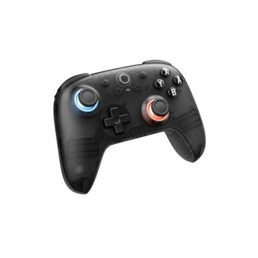 Imagem de VITURE × 8BitDo Ultimate 2C Bluetooth Gaming Controller for Switch & Switch 2 | 6-Axis Motion Control | Hall Effect Joysticks | Rumble Vibration | Turbo Function | Wake on Shake | Smoky Translucent