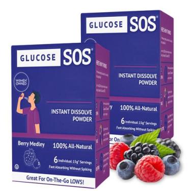 Imagem de Glicose em pó Glicose SOS Fast Absorption Berry Medley - Glucose SOS