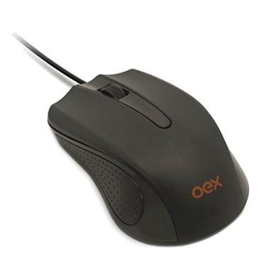 Imagem de Mouse Óptico Usb 800Dpi 3Botões Preto 01 Unidade,Newex, Ms100, Outros Acessórios Para Notebooks