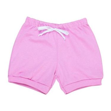 Imagem de Short de Verão Rosa Encanto para Bebê Menina 100% algodão - Era Uma Ve