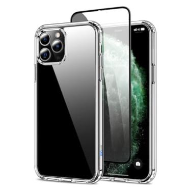Imagem de Capa Capinha Clear Case Transparente Resistente a Risco e Anti Impacto [Anti-amarelamento] + Película 3d Privacidade Anti Spy Para iPhone (iPhone 11 Pro Max)