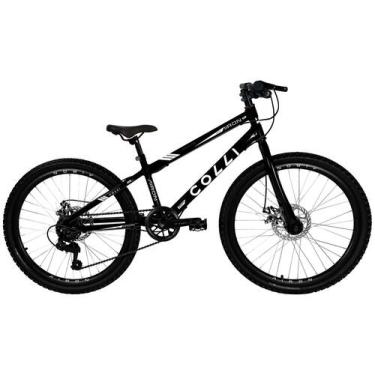Imagem de Bicicleta Aro 24" Colli Airon Freio a Disco 7 Marchas, 24", Preto