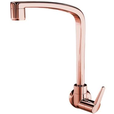 Imagem de Torneira De Parede Para Cozinha Flatt Rose Gold 1168 F71 - 7111106 - Lorenzetti